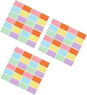 LALAFINA 3sets Small Ruled Index Cards with Flashcards Lines Organize Your Notes School Office Multicolored Assortment 300pcs*3