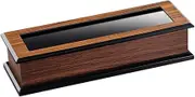 Cabilock 1Pc Portable Box Clamshell Flatware Holder Drawer Chopsticks cage Wood Graining Tool Window Cooking Tool Organizer Storage Wood Desk Organizer Japanese-Style Spoon