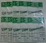 10 Lot JJ Keller 15048 (400MP) Carbonless Annual Vehicle Inspection Form & Label