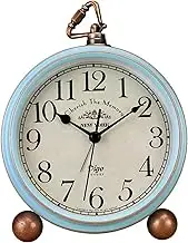 Analogue Alarm Clock Silent Alarm Clock Without Ticking Retro European Creative Desktop Mute Timer Decorative Decorations Retro Clock