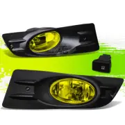 Factory Style Fog Lights+Bezel Covers+Switch for Honda Accord UC1 06-07 Amber (for: Honda)