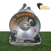 Cobra Nozzles Complete Stainless Jetter Mini Reel With Hose -Choose 3/16 or 1/4"