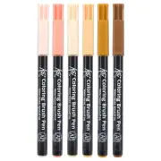 Sakura Koi Colourbrush Brushpen Set of 6 Portrait