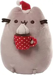 GUND Pusheen Snackable Hot Cocoa Christmas Holiday Stuffed Animal Cat Plush, 10"