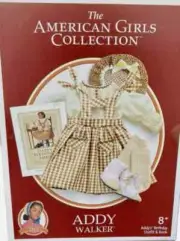 American Girl Addy's Birthday Outfit & Book Limited Edition New in Box