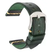 Leather Watch Bands, Tanned Leather Watch Straps, Black/Brown/Blue/Red/Green/...