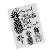 3Pcs Plastic Frutes Embossed Cake Fondant Stencil Brim Decoration Diy Coffee Spray Mold