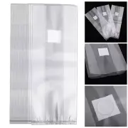 50PCS Mushroom Grains Spawn Grow Bag Substrate Pre Sealable High Temp 20*50cm AU