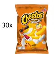 Lot of 30 Brazilian Original Elma Chips Cheetos Parmesan Snacks Corn Chips 37g