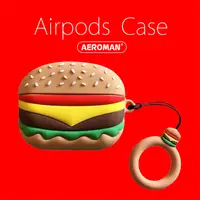 在飛比找蝦皮商城優惠-airpods pro 保護套 漢堡 速食 薯條 柴犬 可樂