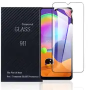 [1 PACK] Samsung Galaxy A31 Full Coverage Tempered Glass Screen Protector Guard (Clear) - Case Friendly