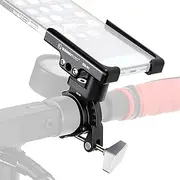 SUNWAYFOTO BM-01T Cell Phone Mount for Bike Motorcycle Handlebar Aluminum Phone clamp Tripod Adapter Mobile Phone Smartphone Bike Holder