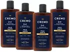 4 Pack - Cremo Palo Santo Barber Grade 2-n-1 Shampoo & Conditioner, 16 Oz