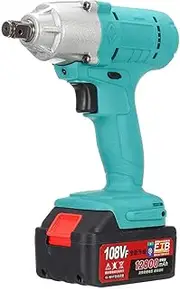 108VF 12800mAh Lithium-Ion Battery Electric Cordless Impact Wrench Drill Driver Kit