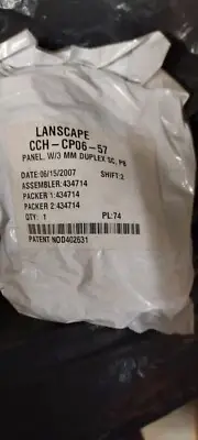 NEW - Siecor Lanscape Patch Panel CCH-CP06-57 PNL W/3 MM Duplex SC, CR