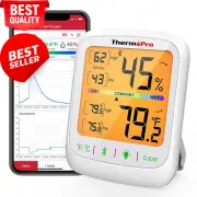 TP359 Bluetooth Thermometer, 260FT Wireless Hygrometer, APP Alerts, Data Storage