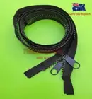 153cm No.10 Chunky Molded heavy duty zipper canvas tent,UV treated - AU stock