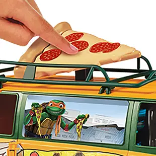 忍者龜 : 變種大亂鬥 - 經典披薩車 可動 內不附公仔 電影 正版 振光玩具
