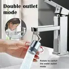 Universal Splash Filter Faucet Spray Head 720° Rotate Tap Double Water Outlet AU