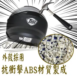 雙鏡安全帽 墨鏡 雙層遮陽鏡片3/4罩安全帽 THH-T560S