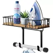 Metal Wall Mount Iron and Ironing Board Holder, Laundry Room Decor and Storage
