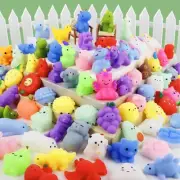130Pcs Mochi Squishy Toys, Mini Kawaii Squishies Stress Relief Fidget Toys Bu...