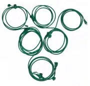 Eversimpleinc 50FT Outdoor Extension Cord with 6 Outlets Evenly Spaced