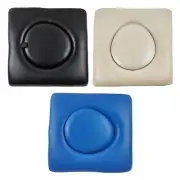 Commode Seat Cushion Sponge Padded Soft Commode Chair Hole Cover PU Leather for