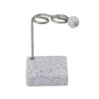 Refines Toothbrush Storage Holder With Sturdy Marble And Metal Frame Shelf