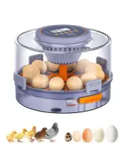 Incubators for Hatching Eggs, 12 Chicken Incubator with Automatic Egg Turning...