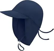 [Sarfel] Baby Sun Hat Baby Hats with Neck Flap Infant Sun Hat UPF50+ Cotton Toddler Beach Hat Newborn Sun Hat Baby Baseball Cap