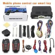 Auto Keyless Entry Engine Start Stop Alarm System Push Button Remote Auto Smart