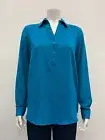 Ninety long sleeve open collar Hanley soilid Blouse