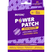 Benzac Power Patch Skin Restore Hydrocolloid Invisible Pimple Patches X 23