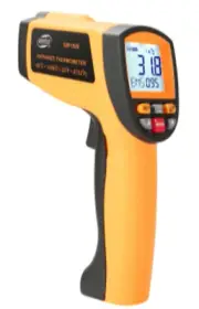 Non Contact Infrared Thermometer 200~1650°C Temperature Laser Gun High Temp IR
