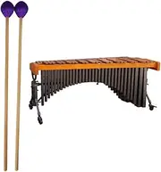 BESTonZON Pair Sturdy Drumsticks Musical Tools Motorcycle Keychains for Men Tom Drum Stand Glockenspiel Mallets Drum Mallet Medium Hard Marimba Mallets Keyboard Marimba Mallets Purple Wooden