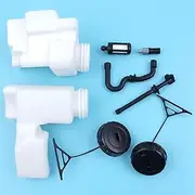 Gas Fuel Oil Tank W/Cap Fuel Oil Filter Line Hose Kit For Stihl 017 018 MS170 MS180 Chainsaw Replacement Spare Parts