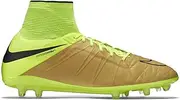 [Nike] hypervenom phantom II LTHR FG mens football boots 747501 soccer cleats (8 canvas black volt 707)
