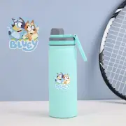 Bluey & Bingo Steel Tumbler 18 oz water bottle - in 3 colors - School Travel