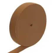 Elastic Band, 1" x 15 Yard Knit Elastic Bands for Sewing (Coffee Brown)