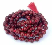 Red Sandalwood Mala Lal Chandan Mala for Mantra Jaap mala