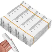 100 Pcs Paper Tapes Measure Disposable Paper Measuring Tapes Double-scale Body Measurement Tapes Flexible Wound Measuring Rulers As Shown 100X2.5X0...