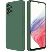 MCC For Samsung Galaxy A52s 5G Soft Liquid Silicone Shockproof Case Cover A528 [Dark Green]