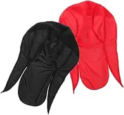 [ANDRESLAD] 2pcs Quick Dry Outdoor Sports Hat Breathable UV Protection Helmet Liner for Men Women Elastic Bandana Turban Style for Cycling Running Daily Wear