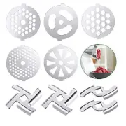 For Home Meat Grinder 5# Stainless Steel Mincer Hole Plate Shredder Disc Blades