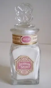 VINTAGE AVON LAVENDER SACHET IN BOTTLE NEW OLD STOCK