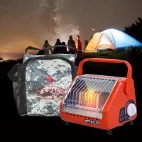 在飛比找momo購物網優惠-韓國P&CO 戶外暖爐 PH-1500 橘紅色 露營暖爐(卡