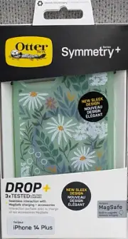 OtterBox SYMMETRY SERIES+ Case with MagSafe for iPhone 14 Plus - Sage Advice