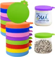Oui Lids - 8 Pack Reusable Silicone Jar Lids for Yoplait Yogurt Containers