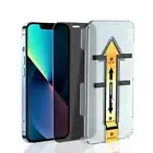 2x for IPhone 15 Pro / Max Privacy Glass Screen Protector Auto-Dust Removal Kit